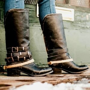 Freebird Drove Rustic Western Heeled Boots